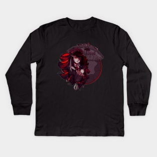 Celestia Ludenberg - Danganronpa: Trigger Hapy Havoc Kids Long Sleeve T-Shirt